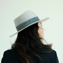 Load image into Gallery viewer, grey fedora womens