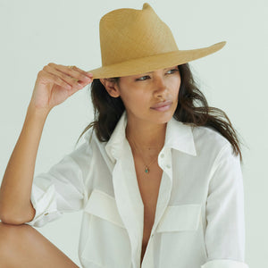 Tan Straw Hat, Panama hat, Beach Hat, Sun Hat
