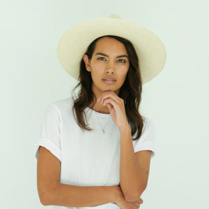 Isabella Panama Hat- Natural Straw