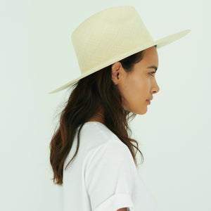 Isabella Panama Hat- Natural Straw