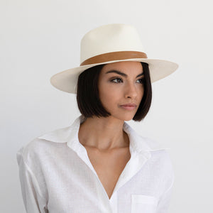 Gabriella Panama hat - White