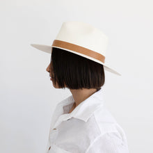 Load image into Gallery viewer, Gabriella Panama hat - White