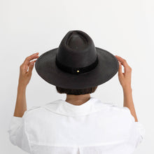 Load image into Gallery viewer, Gabriella Panama hat - Black