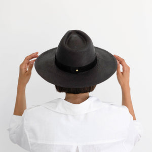 Gabriella Panama hat - Black