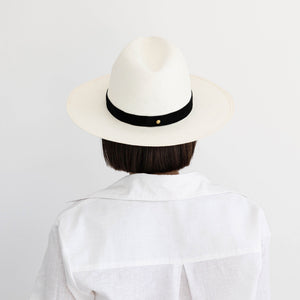 Georgie Panama hat - White