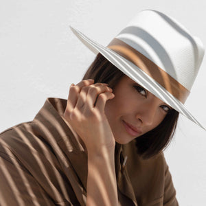 Gabriella Panama hat - White