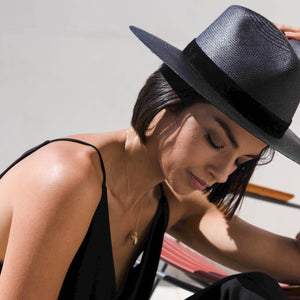 Gabriella Panama hat - Black